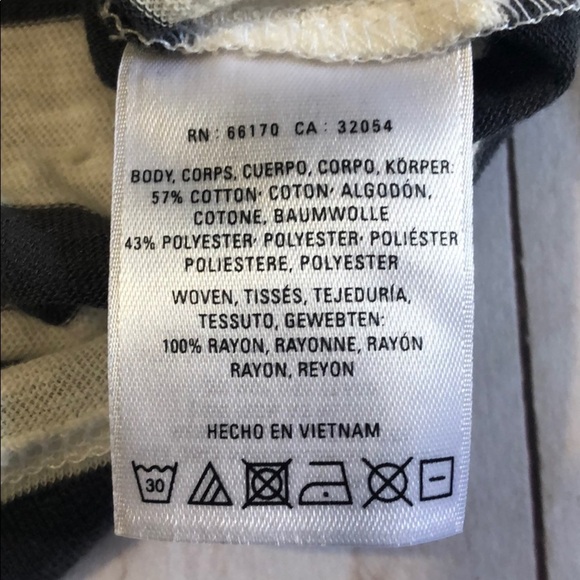 Anthropologie Postmark Polkadot & striped top XS - Picture 5 of 10